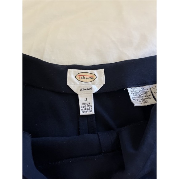 Talbots‎ Black Cropped Stretch Pants Women's 12 - Picture 6 of 8